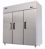 Atosa MBF8003 T Series 78" Three Door Reach In Freezer