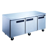 Dukers DUC72R 72-Inch Undercounter Refrigerator