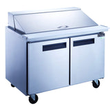 Dukers DSP48-18M-S2 48'' Mega Top Salad Prep Table