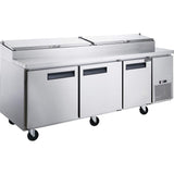 Dukers DPP90 90'' Pizza Prep Table