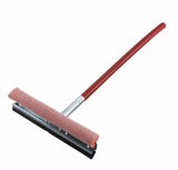 Winco WSS-12 Window Squeegee & Sponge, 12", with 23" handle