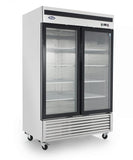 Atosa MCF8703 54'' Double Glass Door Freezer