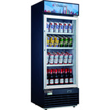 Dukers DSM-12R Single Glass Swing Door Merchandiser