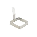 Winco EGRS-44 Stainless Steel Square Egg Ring 4 X 4" - Champs Restaurant Supply | Wholesale Restaurant Equipment and Supplies