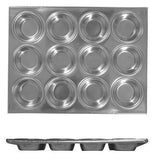 Thunder Group ALKMP012 12 Cup Muffin Pan, 3.5 Oz Each Cup