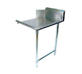 BK Resources BKCDT-26-R 26" Right Stainless Steel Clean Dish Table with Galvanized Legs - Champs Restaurant Supply | Wholesale Restaurant Equipment and Supplies