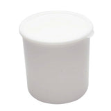 Cambro CP27148 2.7 Qt White Plastic Round Crock with Lid
