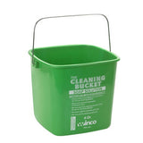Winco PPL-6G Green 6 Quart Cleaning Bucket