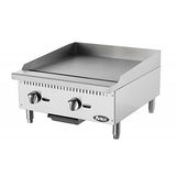 Atosa ATMG-24 24" Manual Countertop Gas Griddle