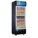 Dukers LG-430 25'' Single Glass Hinged Door Merchandiser