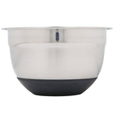 Winco MXRU-150 1.5 Qt Stainless Steel German Bowl with Silicon Base - Champs Restaurant Supply | Wholesale Restaurant Equipment and Supplies