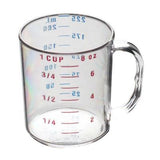 Thunder Group PLMC008CL 1 Cup/ 0.25L Polycarbonate Measuring Cup - Champs Restaurant Supply | Wholesale Restaurant Equipment and Supplies