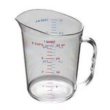 Thunder Group PLMC032CL 1 Qt/ 1L Polycarbonate Measuring Cup - Champs Restaurant Supply | Wholesale Restaurant Equipment and Supplies