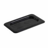 Thunder Group PLPA7190CBK Ninth Size Solid Cover For Polycarbonate Food Pan, Black - Champs Restaurant Supply | Wholesale Restaurant Equipment and Supplies
