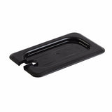 Thunder Group PLPA7190CSBK Ninth Size Slotted Cover For Polycarbonate Food Pan, Black