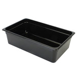 Thunder Group PLPA8006BK Full Size 6" Deep Polycarbonate Food Pan, Black - Champs Restaurant Supply | Wholesale Restaurant Equipment and Supplies