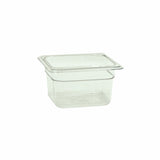 Thunder Group PLPA8164 Sixth Size 4" Deep Polycarbonate Food Pan - Champs Restaurant Supply | Wholesale Restaurant Equipment and Supplies
