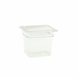 Thunder Group PLPA8166 Sixth Size 6" Deep Polycarbonate Food Pan - Champs Restaurant Supply | Wholesale Restaurant Equipment and Supplies