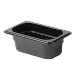 Thunder Group PLPA8192BK Ninth Size 2 1/2" Deep Polycarbonate Food Pan, Black - Champs Restaurant Supply | Wholesale Restaurant Equipment and Supplies