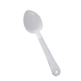 Thunder Group PLSS111WH 11" White Polycarbonate Solid Serving Spoon