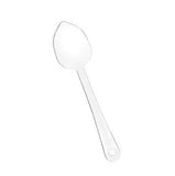 Thunder Group PLSS111CL 11" Clear Polycarbonate Solid Serving Spoon
