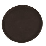 Thunder Group PLST1100BL Black Slip Resistant 11" Round Serving Tray - Champs Restaurant Supply | Wholesale Restaurant Equipment and Supplies