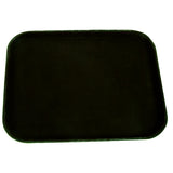 Thunder Group PLST1418BL Black Slip Resistant 14" x 18" Round Serving Tray - Champs Restaurant Supply | Wholesale Restaurant Equipment and Supplies