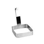 Thunder Group SLER0401S 4" X 4"  Square Egg Rings, Stainless Steel - Champs Restaurant Supply | Wholesale Restaurant Equipment and Supplies