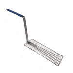 Thunder Group SLFBP014 5 3/4" X 14 1/2" Fry Basket Press, Blue Handle - Champs Restaurant Supply | Wholesale Restaurant Equipment and Supplies