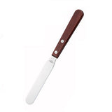 Winco TNS-4 4-1/4" Blade Bakery Spatulas with Wooden Handle