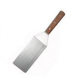 Winco TN48 4" X 8" Blade Turner with Wooden Handle