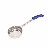 Thunder Group SLLD002 2 Oz Stainless Steel Solid Portion Controller with Blue Handle
