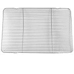 Thunder Group SLRACK1624 16" X 23 3/4" Chrome Plated Wire Icing/Cooling Rack With Built-In Feet - Champs Restaurant Supply | Wholesale Restaurant Equipment and Supplies