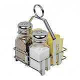 Winco WH-7 Shaker and Packet Holder, Chrome Plated
