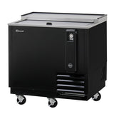 Turbo Air TBC-36SB-N6 36" 1 Sliding Door Stainless Steel Underbar Bottle Cooler