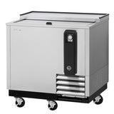 Turbo Air TBC-36SD-N6 36" 1 Sliding Door Stainless Steel Underbar Bottle Cooler