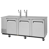 Turbo Air TBD-4SDD-N 90" 3 Door Stainless Steel Underbar Beer Dispenser