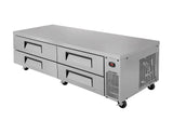 Turbo Air TCBE-82SDR-N Super Deluxe 84" Four Drawer Chef Base