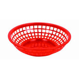 Thunder Group PLBK008R 8" Round Basket, Red - Champs Restaurant Supply | Wholesale Restaurant Equipment and Supplies