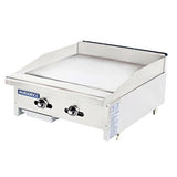 Turbo Air TATG-24 Radiance Counter-Top Gas Griddle 24'' W x 30'' D