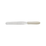 Winco TWPS-7 7-3/4" Blade Bakery Spatulas with Whie Ergonomic Plastic Handle - Champs Restaurant Supply | Wholesale Restaurant Equipment and Supplies