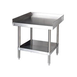 30" X 12" Stainless Steel Equipment Stand with Galvanized Undershelf