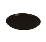 Thunder Group PLST1600BL Black Slip Resistant 16" Round Serving Tray - Champs Restaurant Supply | Wholesale Restaurant Equipment and Supplies