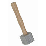 Thunder Group ALMTW001 2 Sided Aluminum Tenderizer Wood Handle - Champs Restaurant Supply | Wholesale Restaurant Equipment and Supplies