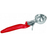 Thunder Group SLDS024L 1 1/3 Oz, Lever Disher #24 Red Ergo Handle