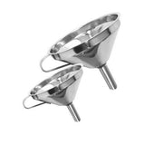 Thunder Group SLFN005 5" Stainless Steel Funnel with Removable Strainer