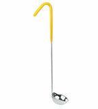 Thunder Group SLOL202 1 Oz, One Piece Color Coded Ladle, Yellow Handle, S/S