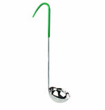 Thunder Group SLOL205 4 Oz, One Piece Color Coded Ladle, Green Handle, S/S