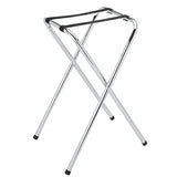 Thunder Group SLTS001 Folding Type Chrome Plated Tray Stand - Champs Restaurant Supply | Wholesale Restaurant Equipment and Supplies