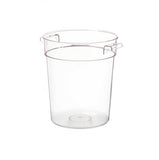 Thunder Group PLRFT004PC 4 QT Clear  Polycarbonate Round Food Storage Container